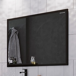 Grossman Мебель для ванной Лофт 90 подвесная шанико/черный – фотография-10